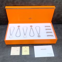 ▼【SAランク】HERMES/エルメス ハンキングセット シルバー 箱付き S47824193762