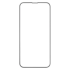 iFace iPhone 14/13/13 Pro ガラスフィルム ガイド枠付き (ブラック)【iphone14 用 アイフォン14 用 iphone13 13pro 表面硬度9H ラウンドエッジ 画面保護】