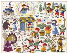【新品・5営業日で発送】オリムパス製絲(Olympus Thread) クロス・ステッチキット Nostalgic Story 白雪姫 7569 (1835200)