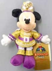 【中古】ぬいぐるみ ミッキーマウス(ミニーのナットクラッカー) ぬいぐるみバッジ 「ハーバーサイド・クリスマス2005」 東京ディズニーシー限定