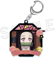 【中古】キーホルダー 竈門禰豆子 螺鈿風シリーズ アクリルキーホルダー vol.4 「鬼滅の刃」