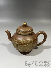 中国古美術 中国宜興 紫砂壺 麒麟壺 大清乾隆年制款 原鉱降坡泥 急須 茶壺 煎茶道具 唐物 茶銚 時代陶器 收藏品 R07101803