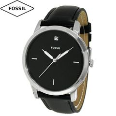 FOSSIL フォッシル 新品・アウトレット 腕時計 THE MINIMALIST ミニマリスト FS5497 メンズ クォーツ ブラックダイヤル 革ベルト 並行輸入品 送料無料