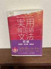 実用韓国語文法　初級 安辰明