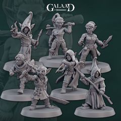 Galaad Miniatures | 2024年12月リリースGoblin7体set 32mm | 3Dプリント ミニチュア TRPG