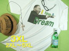 キングサイズ　キング牧師のTシャツ　アイハブドリーム　名言・メッセージＴシャツ　大きなサイズ　２ＸＬ　３ＸＬ　４ＸＬ　５ＸＬ　大きいサイズのＴシャツ　キング牧師　ブラック・ライヴズ・マターＴシャツ　Black Lives Matter T-shirt