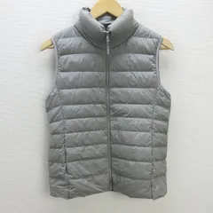 U■ユニクロ/UNIQLO ウルトラライトダウンベスト【M】灰/LADIES/z9【中古】■
