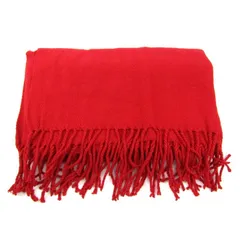 ローリーズファーム マフラー ストール ブランド 小物 レディース レッド LOWRYS FARM 【中古】