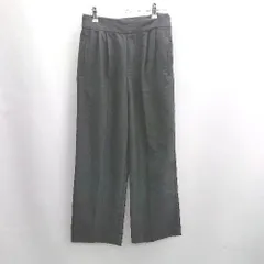 ◇ Θ LOWRYS FARM ローリーズファーム センタープレス スラックス サイズF ブラック レディース E  【1501230039468】