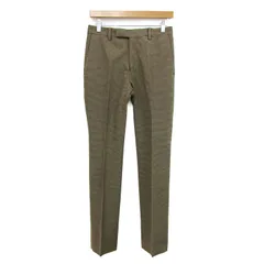 ダーバン パンツ ボトムス スラックス 千鳥格子柄 日本製 メンズ 74サイズ ブラウン×ベージュ Durban 【中古】のサムネイル