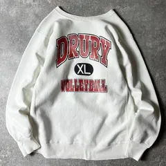 90s USA製 HANES 3段 カレッジ プリント RWタイプ スウェット トレーナー XL / 90年代 アメリカ製 オールド リバース ヘインズ