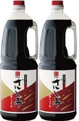 鹿児島の甘い醤油 かねよ あまくち伝承さしみ1.8L 2本組 賞味期限満