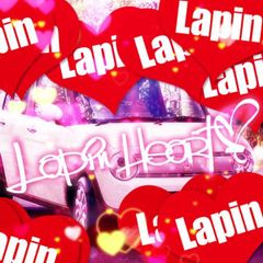 Lapin HEART RED - ラパン ハート レッド ステッカー