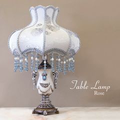 モロッコ調 テーブルランプ 高級照明 間接照ライト 【LED電球付属】 ローズ