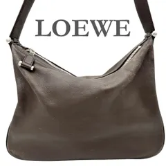 LOEWE ショルダーバッグ 本革 レザー 肩掛け ブラウン 1130T - メルカリ 