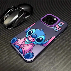 ☆輸入☆ベビー　スティッチ　おしゃぶり　パープル iPhoneケース