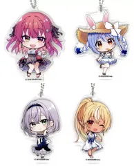 【中古】キーホルダー 全4種セット hololive デフォルメアクリルボールチェーン 「バーチャルYouTuber ホロライブ」 GiGO限定