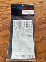 【Alliance Model Works】（NW35039）1/350 WWII US Navy Ship Markings Decal Set