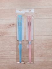 【ピンク&ブルー】星のカービィ☆お箸2本セット プラ食器【新品未使用】