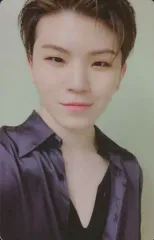 【中古】コレクションカード(男性) SEVENTEEN/WOOZI(ウジ)/顔アップ・衣装黒・両手下げ・裏面黒/CD「3RD Album ： An Ode(Real ver.)封入特典フォトカード