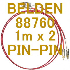 BELDEN 88760 PA , DJ , 配信 , AUDIO 用途 Cable REAN Gold Plated RCA PIN ⇔ RCA PIN 1m LR Set LIEB Instruments & Audio Cables / メルカリShops