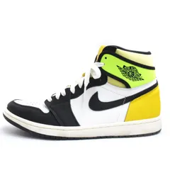ナイキ NIKE Air Jordan 1 High OG Volt Gold エアジョーダン1 レトロハイ スニーカー 555088-118 イエロー ホワイト US10 28cm