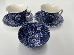 【希少】 5枚セット バーレイ　キャリコ バーレイ（イギリス） ブルーキャリコ | ブランド洋食器専門店ル