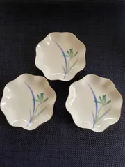 香蘭社　セイントジョーン　花型小皿　3枚