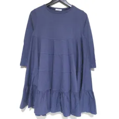 6256【美品】ヨリ yori 半袖チュニック　ティアード　フレアスリーブ 6256【美品】ヨリ yori 半袖チュニック ティアード フレア