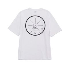 POLER（ポーラー） VORTEX POLYESTER TEE SHORT SLEEVE TEE Tシャツ ホワイト ブラック