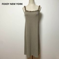 MY3463□FOXEYNEWYORK□ワンピース レース バルーン サイズ42 - メルカリ