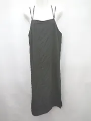 ◇ Spick & Span 無地 春夏 カジュアル ノースリーブ ロング キャミソール ワンピース サイズ38 ブラック レディース P  【1310020019081】のサムネイル