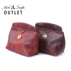 【OUTLET】Ain Soph アインソフ/マグネット付 レザーポーチ