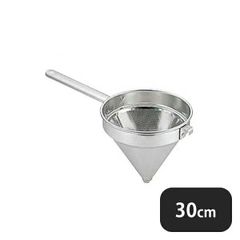 【最終処分！】　YUKIWA UK18-8スープこし(1ｍｍ穴)30ｃｍ 業務用のスープ・ダシ漉しに