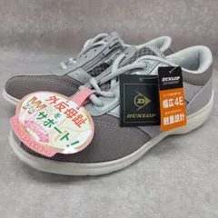 【訳あり】ウォーキングシューズ 靴 スニーカー レディース 外反母趾 おしゃれ DUNLOP ダンロップ ストレッチフィット ファスナー付き 4E パールグレー 22.5cm ktdf034pgy22.5wkのサムネイル