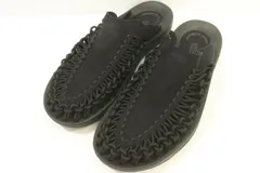 【中古】 KEEN メンズサンダル 26.5cm UNEEK SLIDE KEEN 26.5cm 黒 ブラック 無地