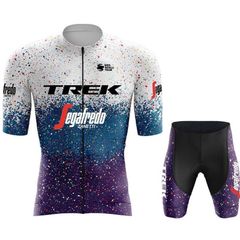 TREK 半袖 サイクルジャージ 上下セット 自転車ウエア 半袖 スポーツ ウェア メンズ レディーズ サイクリング 速乾吸汗 S-XXXL
