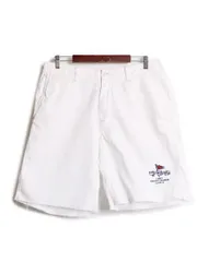 【お得なクーポン配布中!】 00s ポロ ラルフローレン コットン チノ ショーツ メンズ 36 古着 オールド カットオフ ショートパンツ ミリタリー タイプ ワンポイント 白