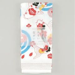 布ごよみ 錦鯉 うすい かるい ながい 手ぬぐいタオル コイ 今治の日本製