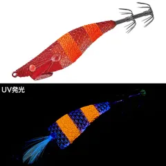 ラグゼ スピードメタル エギドロッパー Fタイプ #12 レッドヘッド/赤エビゼブラのサムネイル