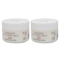 ● 2個セット ナカノ スタイリングワックス 5F 90g スーパーハード サロン専売 美容室専売 スタイリング ワックス ヘアセット 中野製薬 NAKANOのサムネイル