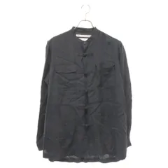 White Mountaineering (ホワイトマウンテニアリング) 23SS CHINA SHIRT 長袖チャイナシャツ ネイビー WM2371112のサムネイル