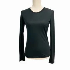 ヨウジヤマモト YOHJI YAMAMOTO +NOR カットソー Tシャツ 長袖 シースルー 黒 ブラック 3 約Lのサムネイル
