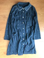 【中古品】マタニティ用長袖パジャマ　授乳口付き　M～Lサイズ　パンツセット