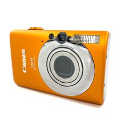 CANON キャノン IXY DIGITAL 110 IS レンズ 3x IS 6.2-18.6mm 1:2.8-4.9 コンパクトデジタルカメラ オレンジ 動作確認済み【OE-950】