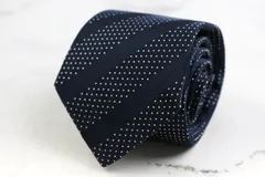 【美品】ターンブル＆アッサー　ネイビーソリッドタイ ブルー系 Turnbull&Asser (Men) | 三越伊勢丹オンラインストア