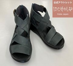 インコルジェ　アウトレット　バックファスナーオープントゥブーティーサンダル　4032