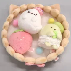 【中古】ぬいぐるみ ねこのきょうだいとおかし屋さん・ねこケーキ シーンぬいぐるみ 「すみっコぐらし」 すみっコぐらしshop限定