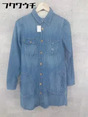 ◇ ◎ Lee リー 長袖 膝丈 シャツ ワンピース サイズM ブルー系 レディース 【中古】 【1101220003761】のサムネイル