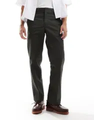 【送料無料】 ディッキーズ メンズ カジュアルパンツ ボトムス Dickies 874 straight leg work pants in olive green GREEN